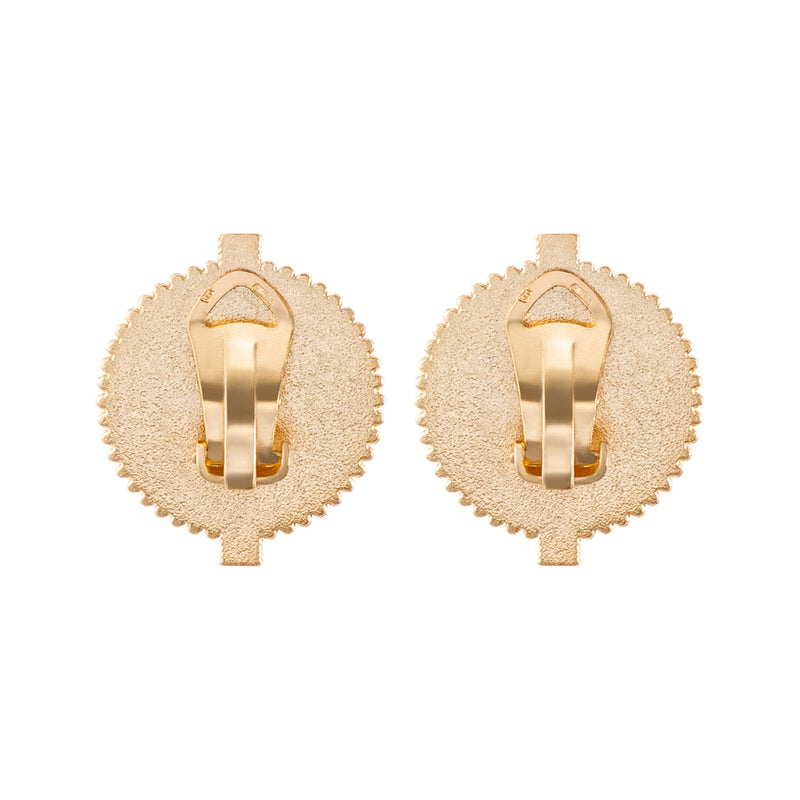 Aflé Bijoux Akan Goldweight Earrings Clips