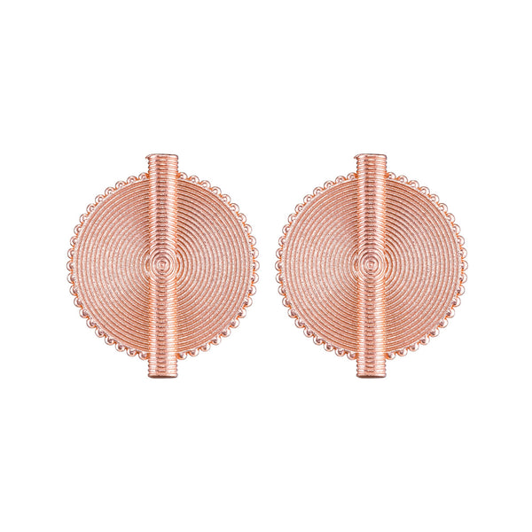 Aflé Bijoux Akan Goldweight Earrings Studs