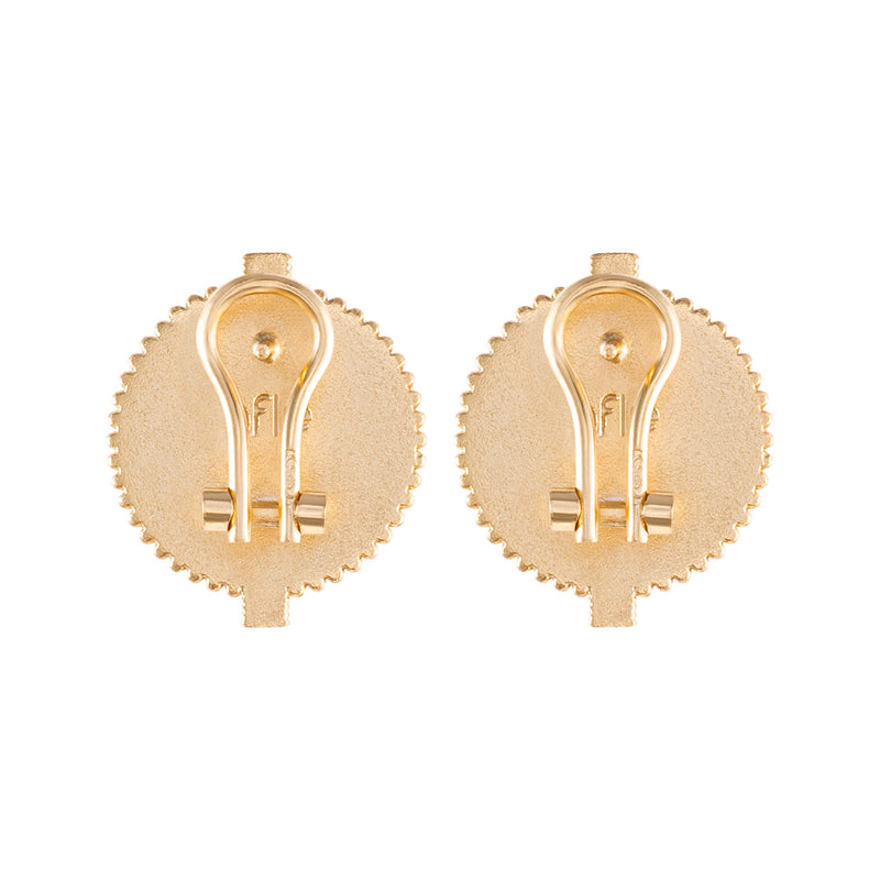 Aflé Bijoux Akan Goldweight Earrings Clips