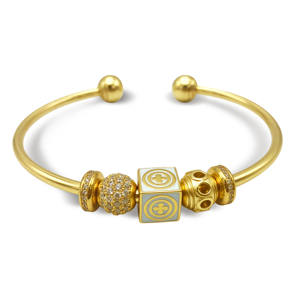 Adinkra Adinkrahene Dua AfléOne Bangle - Royalty - AFLE BIJOUX 