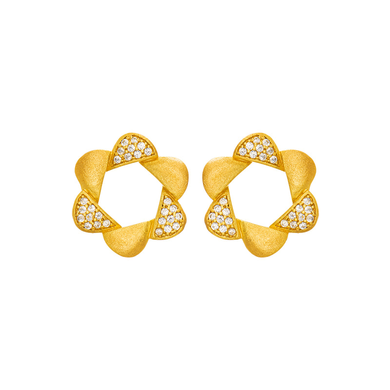 Adinkra Obaa Pa Earrings Small - Ideal woman - AFLE BIJOUX 