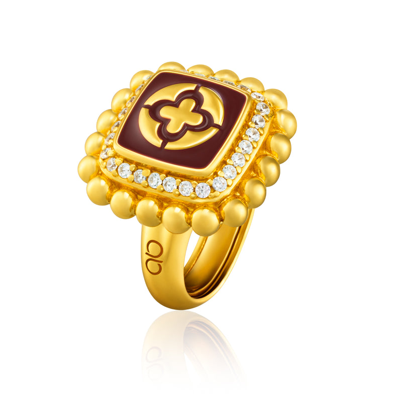 Adinkra Asennua Ring - Sacrifice - AFLE BIJOUX 