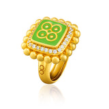 Adinkra Mate Masie Ring - Wisdom - AFLE BIJOUX 