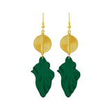 Aflé Bijoux Akan Leaves Earrings - Ivory