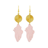 Aflé Bijoux Akan Leaves Earrings - Ivory