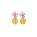 Aflé Bijoux Akan Flower Earrings - Black