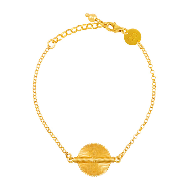 Akan Goldweight Chain Bracelet - AFLE BIJOUX 