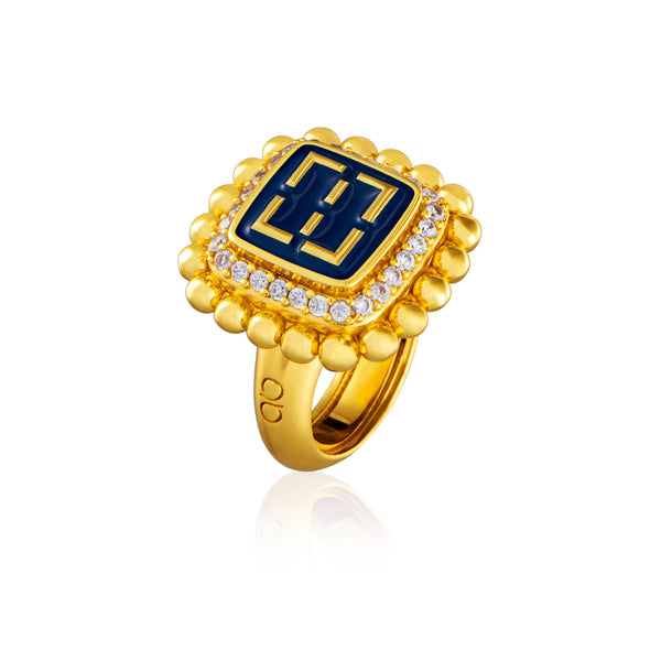 Adinkra Wuforo Dua Pa Ring - Support - AFLE BIJOUX 