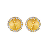 Sparkle Akan Clip Earrings Large - AFLE BIJOUX 