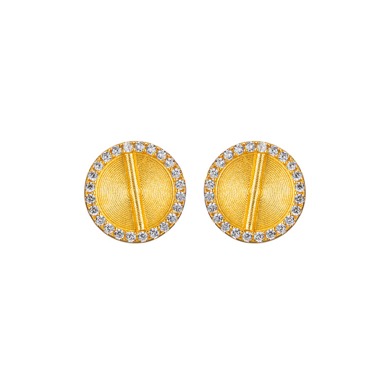 Sparkle Akan Studs Earrings Small - AFLE BIJOUX 