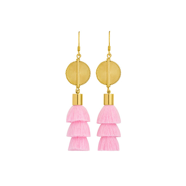 Akan Doll Earrings - Rosa